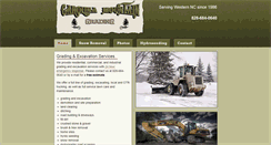 Desktop Screenshot of carolinamountaingrading.com